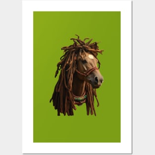 Rasta Horse Posters and Art